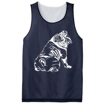 Funny English Bulldog Dog Hund Tee Gift Mesh Reversible Basketball Jersey Tank