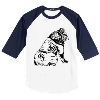 Funny English Bulldog Dog Hund Tee Gift Baseball Sleeve Shirt