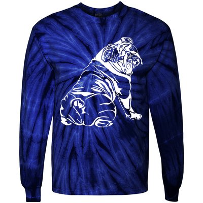 Funny English Bulldog Dog Hund Tee Gift Tie-Dye Long Sleeve Shirt