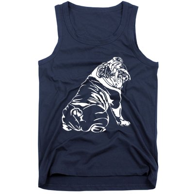 Funny English Bulldog Dog Hund Tee Gift Tank Top