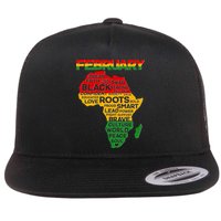 February Africa Black History Month Flatbill Hat