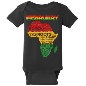 February Africa Black History Month Baby Bodysuit