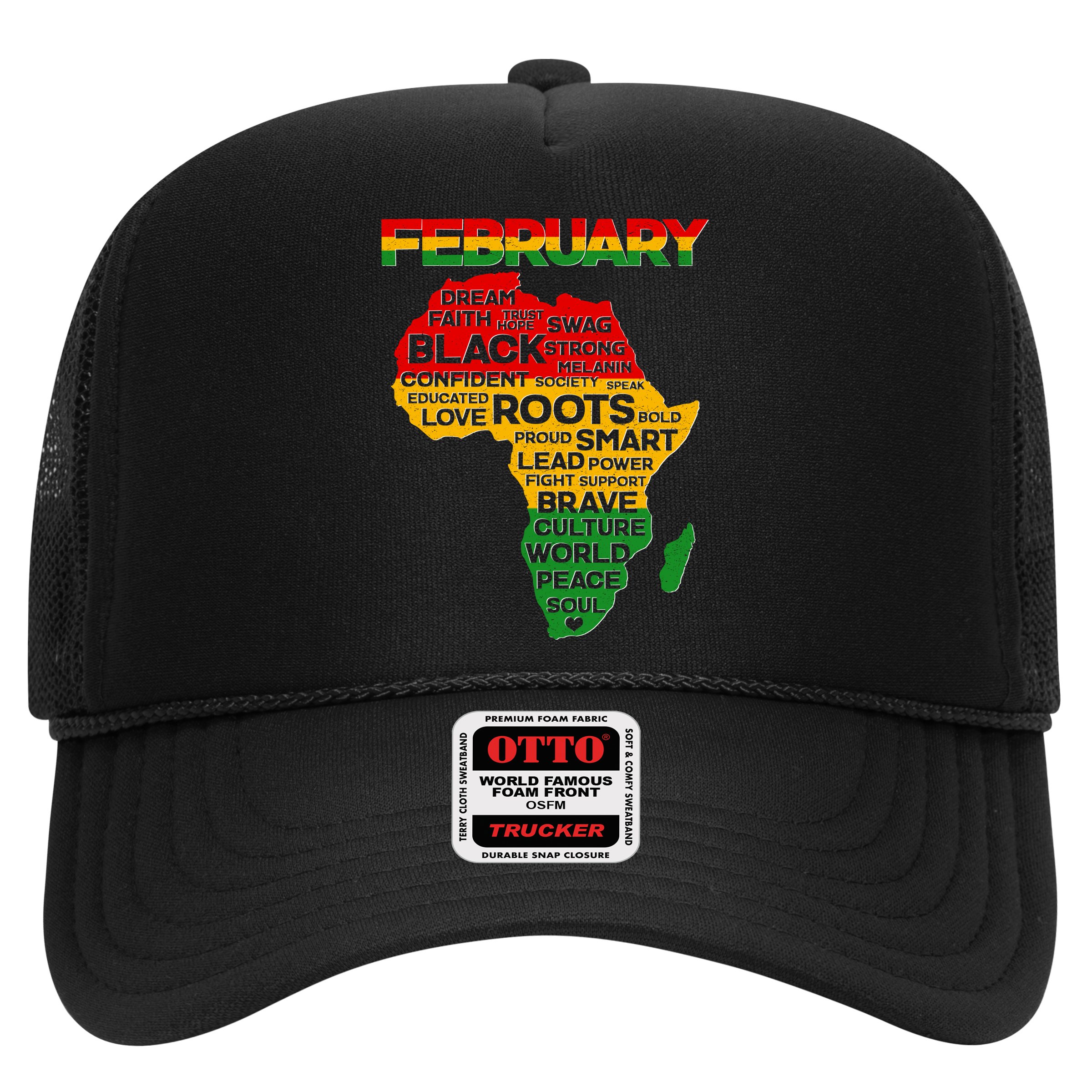 February Africa Black History Month Hat
