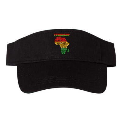 February Africa Black History Month Valucap Bio-Washed Visor