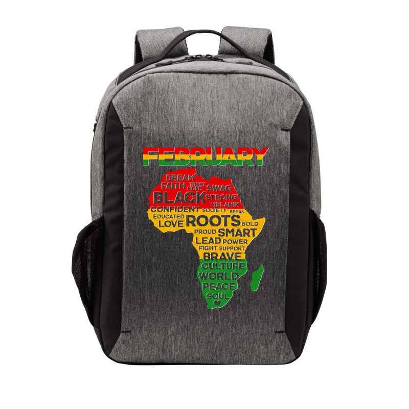 February Africa Black History Month Vector Backpack