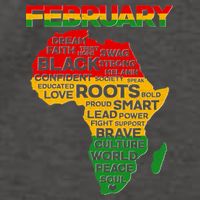 February Africa Black History Month Vector Backpack