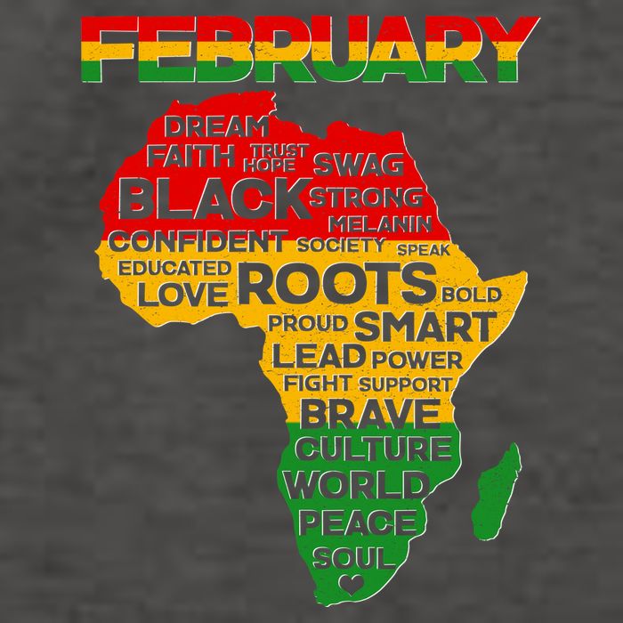 February Africa Black History Month Vector Backpack