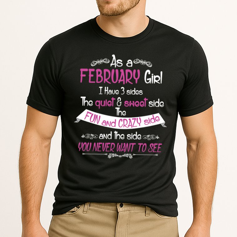 February Girl Sweet But Crazy Funny Birthday Cooling Performance Crew T-Shirt