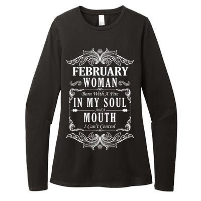 February Woman Funny Birthday Womens CVC Long Sleeve Shirt