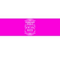 February Woman Funny Birthday Bumper Sticker