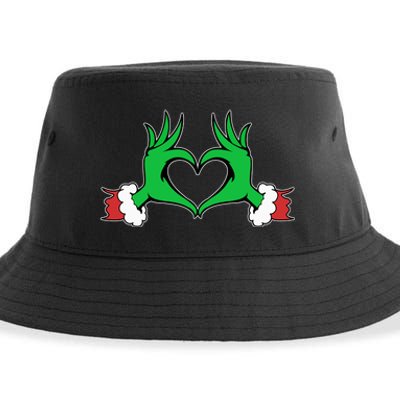 Funny Elf Christmas Sustainable Bucket Hat