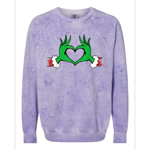 Funny Elf Christmas Colorblast Crewneck Sweatshirt