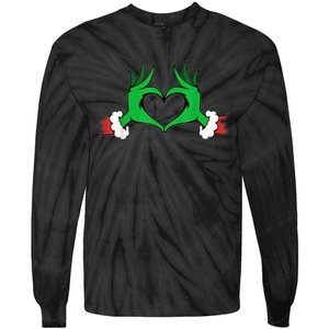 Funny Elf Christmas Tie-Dye Long Sleeve Shirt