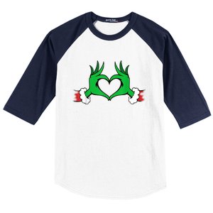 Funny Elf Christmas Baseball Sleeve Shirt