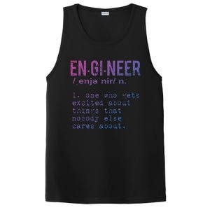 Funny Engineering Cute Gift Engineer Definition Funny Gift PosiCharge Competitor Tank