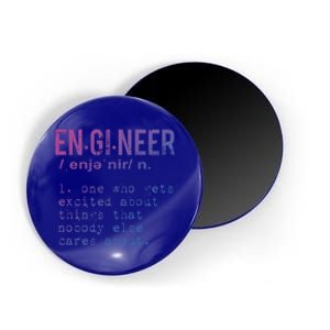 Funny Engineering Cute Gift Engineer Definition Funny Gift Magnet