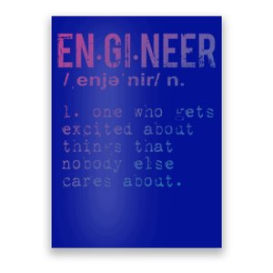 Funny Engineering Cute Gift Engineer Definition Funny Gift Poster