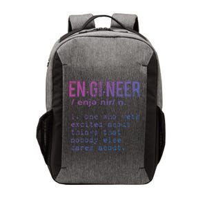 Funny Engineering Cute Gift Engineer Definition Funny Gift Vector Backpack