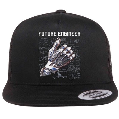 Future Engineer Costume Robot Robotics  Flat Bill Trucker Hat