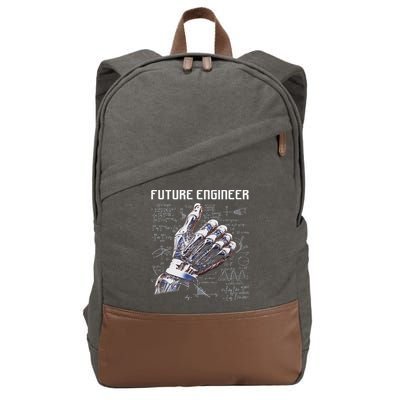 Future Engineer Costume Robot Robotics  Cotton Canvas Backpack