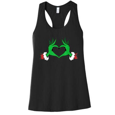 Funny Elf Christmas Women's Racerback Tank