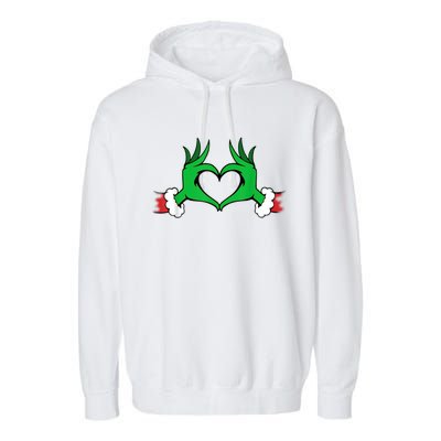 Funny Elf Christmas Garment-Dyed Fleece Hoodie