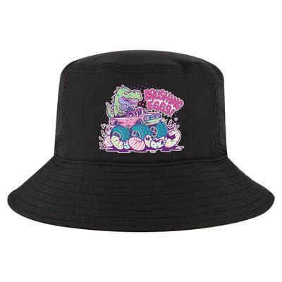 Funny Easter Crushing Eggs TRex Dinosaur Monster Truck Cool Comfort Performance Bucket Hat