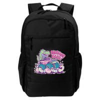 Funny Easter Crushing Eggs TRex Dinosaur Monster Truck Backpack