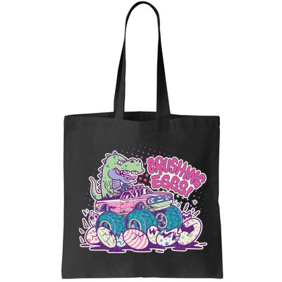 Funny Easter Crushing Eggs TRex Dinosaur Monster Truck Bag