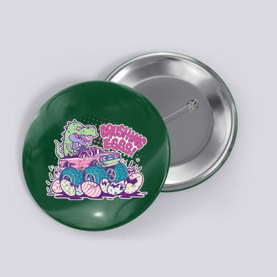 Funny Easter Crushing Eggs TRex Dinosaur Monster Truck Button