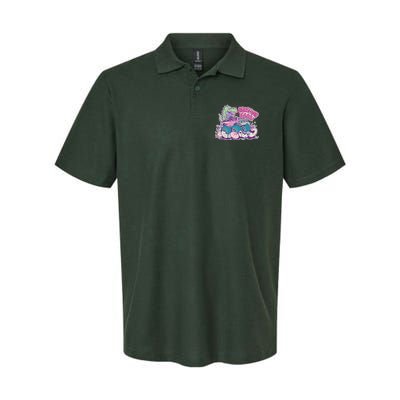 Funny Easter Crushing Eggs TRex Dinosaur Monster Truck Polo