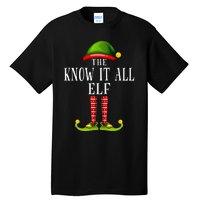 Festive Elf Christmas Family Pajama Set Tall T-Shirt