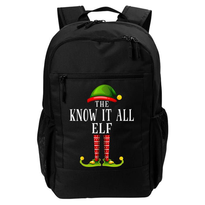 Festive Elf Christmas Family Pajama Set Daily Commute Backpack