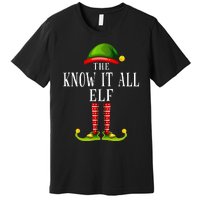 Festive Elf Christmas Family Pajama Set Premium T-Shirt