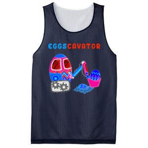 Funny Eggscavator Cute Excavator Easter Lovers Gift Mesh Reversible Basketball Jersey Tank