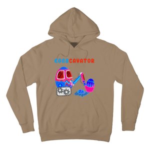 Funny Eggscavator Cute Excavator Easter Lovers Gift Hoodie