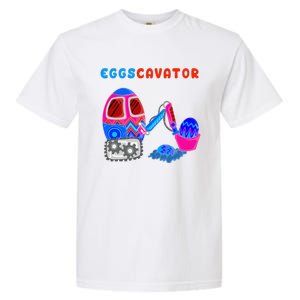 Funny Eggscavator Cute Excavator Easter Lovers Gift Garment-Dyed Heavyweight T-Shirt