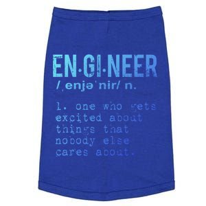 Funny Engineering Cute Gift Engineer Definition Funny Gift Doggie Tank