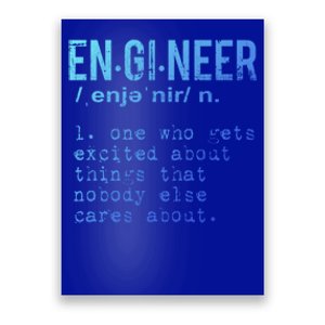 Funny Engineering Cute Gift Engineer Definition Funny Gift Poster