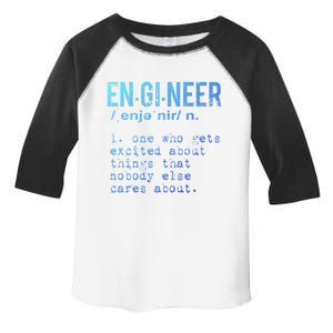 Funny Engineering Cute Gift Engineer Definition Funny Gift Toddler Fine Jersey T-Shirt