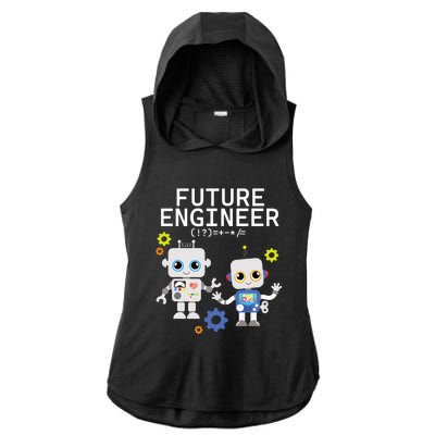 Future Engineer Costume Robot Robotics Adults Kids Ladies PosiCharge Tri-Blend Wicking Draft Hoodie Tank