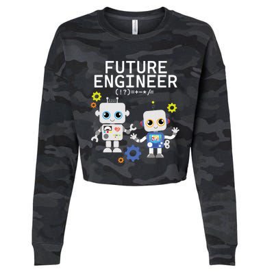 Future Engineer Costume Robot Robotics Adults Kids Cropped Pullover Crew