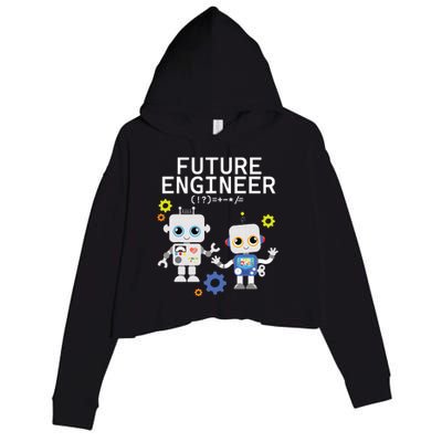 Future Engineer Costume Robot Robotics Adults Kids Crop Fleece Hoodie