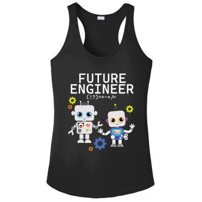 Future Engineer Costume Robot Robotics Adults Kids Ladies PosiCharge Competitor Racerback Tank