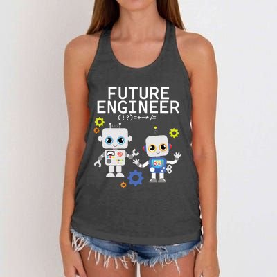 Future Engineer Costume Robot Robotics Adults Kids Women's Knotted Racerback Tank