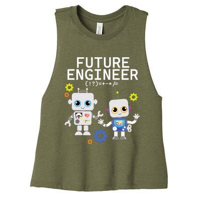 Future Engineer Costume Robot Robotics Adults Kids Women's Racerback Cropped Tank