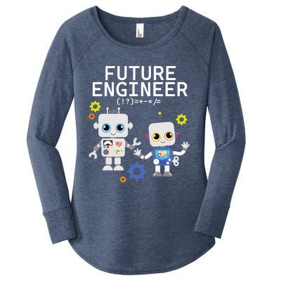 Future Engineer Costume Robot Robotics Adults Kids Women's Perfect Tri Tunic Long Sleeve Shirt