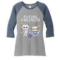 Future Engineer Costume Robot Robotics Adults Kids Women's Tri-Blend 3/4-Sleeve Raglan Shirt