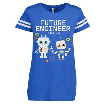 Future Engineer Costume Robot Robotics Adults Kids Enza Ladies Jersey Football T-Shirt