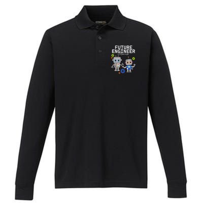 Future Engineer Costume Robot Robotics & Performance Long Sleeve Polo